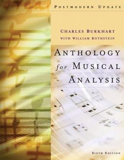 Anthology for Musical Analysis 6th 9780495189763 Front Cover
