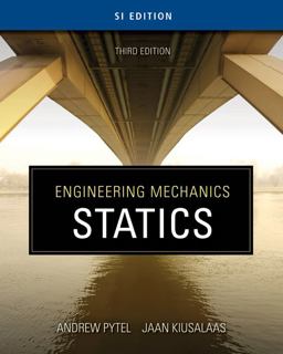 Engineering Mechanics Statics - SI Version 3rd 9780495295594 Front Cover