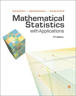 Student Solutions Manual for Wackerly/Mendenhall/Scheaffer's Mathematical Statistics with Applications, 7th 7th 9780495385066 Front Cover