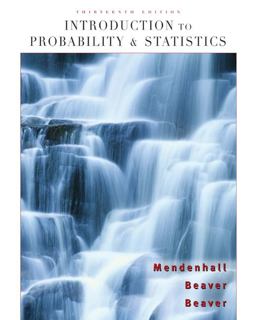 Introduction to Probability and Statistics 13th 9780495389538 Front Cover