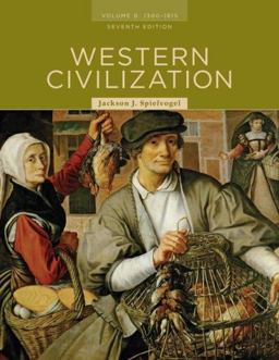 Western Civilization 1300 to 1815 7th 9780495502890 Front Cover