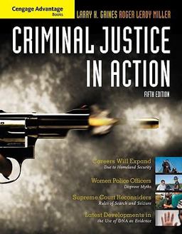 Criminal Justice in Action The Core 5th 9780495505853 Front Cover