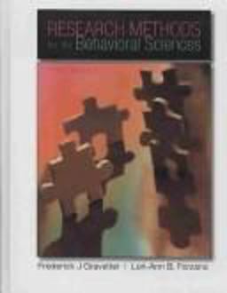 Research Methods for the Behavioral Sciences 3rd 9780495509783 Front Cover