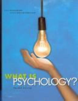 What Is Psychology? 2nd 9780495553373 Front Cover