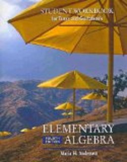 Student Workbook-Elementary Algebra