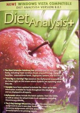 Diet Analysis Plus 8. 0. 1 Win/Mac Cd-Rom Updated