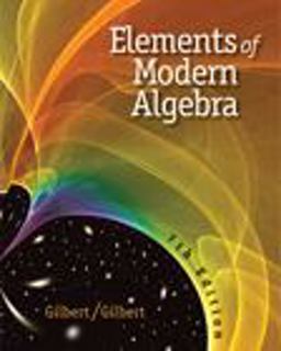 Elements of Modern Algebra 7th 9780495561361 Front Cover