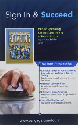 Public Speaking, Resource Center (Pk W/Printed Access Card, Infotrac, Sbe and Video)