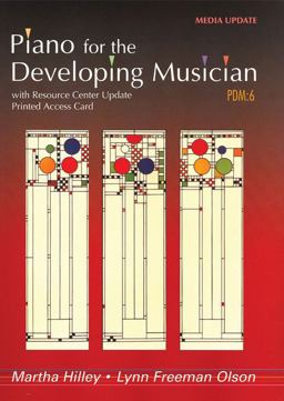 Piano for the Developing Musician, Media Update (with Resource Center Printed Access Card) 6th 9780495572183 Front Cover