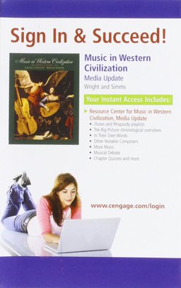 Resource Center Printed Access Card for Wright/Simms' Music in Western Civilization, Media Update