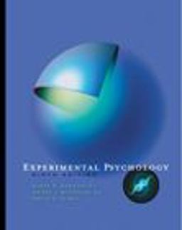 Experimental Psychology 9th 9780495595335 Front Cover