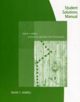 Statistical Methods for Psychology 7th 9780495597889 Front Cover