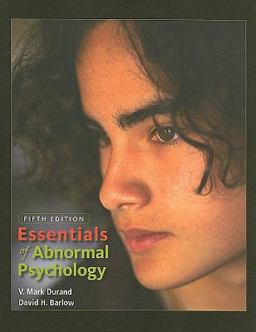 Essentials of Abnormal Psychology 5th 9780495605256 Front Cover
