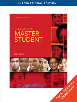 Becoming a Master Student, International Edition Becoming a Master Student, International Edition