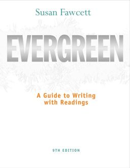 Evergreen A Guide to Writing with Readings 9th 9780495798576 Front Cover