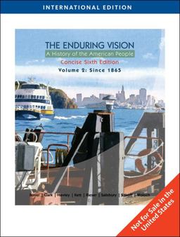 The Enduring Vision, Concise Volume 2, International Edition