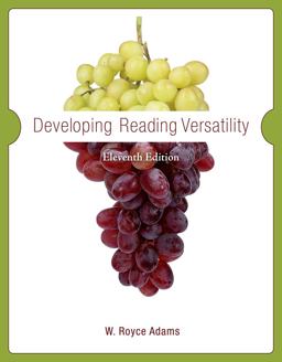 Developing Reading Versatility 11th 9780495802518 Front Cover