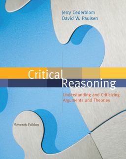 Critical Reasoning 7th 9780495808787 Front Cover