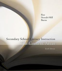 Secondary School Literacy Instruction 10th 9780495809500 Front Cover