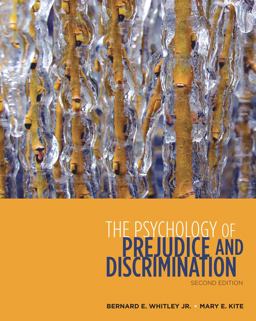 Psychology of Prejudice and Discrimination 2nd 9780495811282 Front Cover