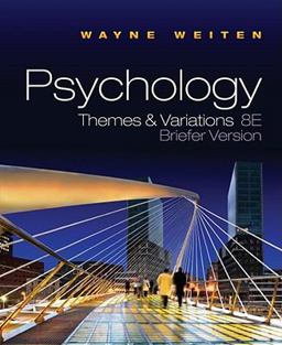 Psychology Themes and Variations 8th 9780495811336 Front Cover