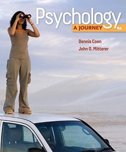 Psychology A Journey 4th 9780495811701 Front Cover