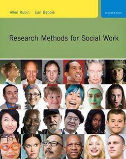 Research Methods for Social Work 7th 9780495811718 Front Cover