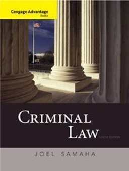 Criminal Law 10th 9780495812319 Front Cover
