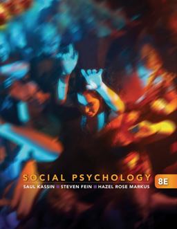 Social Psychology 8th 9780495812401 Front Cover