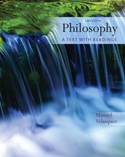 Philosophy A Text with Readings 11th 9780495812807 Front Cover