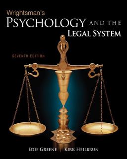 Psychology and the Legal System 7th 9780495813019 Front Cover