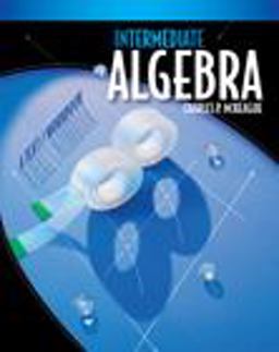 Beginning and Intermediate Algebra 8th 9780495826750 Front Cover