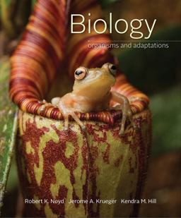 Biology Organisms and Adaptations  9780495830207 Front Cover