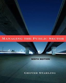 Managing the Public Sector 9th 9780495833192 Front Cover
