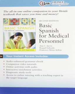 Ilrnt Heinle Learning Center Printed Access Card for Spanish for Medical Personnel