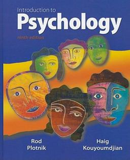 Introduction to Psychology 9th 9780495903444 Front Cover