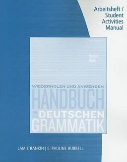 Handbuch Zur Deutschen Grammatik 5th 9780495905943 Front Cover