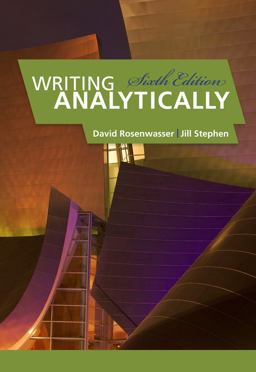 Writing Analytically 6th 9780495910084 Front Cover