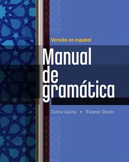 Manual de Gramï¿½tica En Espanol  9780495910312 Front Cover