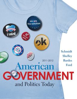 American Government and Politics Today 2011-2012 15th 9780495910664 Front Cover