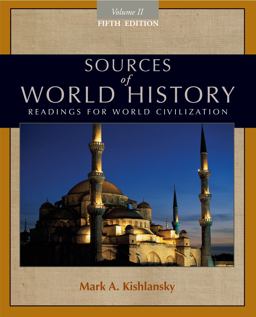 Sources of World History, Volume II 5th 9780495913184 Front Cover