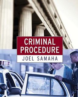 Criminal Procedure 8th 9780495913351 Front Cover