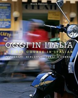 Oggi in Italia A First Course in Italian 9th 9780495913399 Front Cover