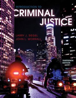 Introduction to Criminal Justice 13th 9780495913641 Front Cover