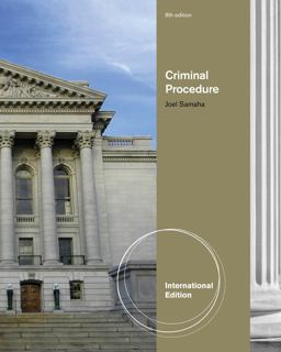 Criminal Procedure, International Edition