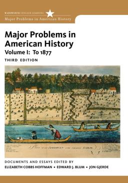 Major Problems in American History 3rd 9780495915133 Front Cover