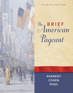 Brief American Pageant A History of the Republic 8th 9780495915317 Front Cover