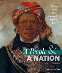 People and a Nation A History of the United States - To 1877 9th 9780495915898 Front Cover