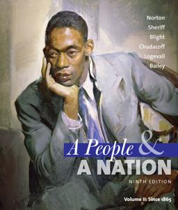 People and a Nation A History of the United States Since 1865 9th 9780495915904 Front Cover