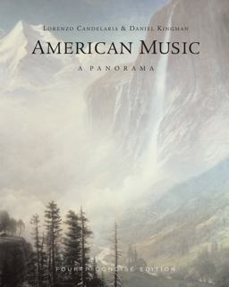 American Music A Panorama 4th 9780495916123 Front Cover